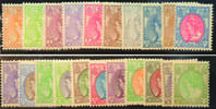 Wilhelmina bontkraag 1899-1921 Nrs. 56-76 Ongestempeld met gom -