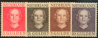 Juliana En Face 1949 Nrs. 534-537 Postfris luxe -