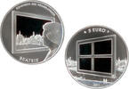 5 euro Schilderkunst 5 euro 2011 herdenkingsmunt verzilverd -