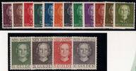 Nederlandse Antillen NVPH nr. 218/233 Koningin Juliana en face 1950 ongebruikt -