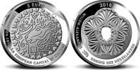 5 euro Leeuwarden 5 euro verzilverd 2018 herdenkingsmunt -