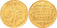 Holland Nederlandse dukaat goud 1781 EF+