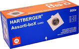 HB assortibox zelfklevend 500 stuks euromunten -