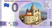0 Euro 0 Euro biljet Portugal 2022 - Santa Luzia KLEUR -
