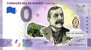 0 Euro 0 Euro biljet Portugal 2021 - Fundacao eca de Queiroz KLEUR -