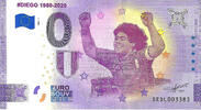0 Euro 0 Euro biljet Italië 2021 - Diego ANNIVERSARY -