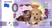 0 Euro 0 Euro biljet Italië 2021 - Cat & Dog KLEUR -