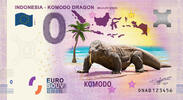 0 Euro 0 Euro biljet Indonesië 2019 - Komodo Dragon KLEUR -