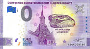 0 Euro 0 Euro biljet Duitsland 2021 - Deutsches Bernsteinmuseum Kloster Ribnitz -