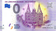 0 Euro 0 Euro biljet Duitsland 2020 - Die Lübecker Museen Holstentor -