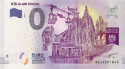 0 Euro 0 Euro biljet Duitsland 2017 - Köln am Rhein III -
