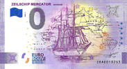 0 Euro 0 Euro biljet België 2020 - Zeilschip Mercator ANNIVERSARY -
