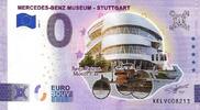 0 Euro 0 Euro biljet Duitsland 2023 - Mercedes-Benz Museum Stuttgart KLEUR -