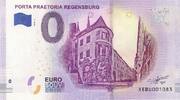0 Euro 0 Euro biljet Duitsland 2019 - Porta Praetoria Regensburg -