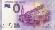 0 Euro 0 Euro biljet Duitsland 2017 - Krämerbrücke Erfurt -