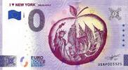 0 Euro 0 Euro biljet USA 2023 - I ♡ New York 'The Big Apple -