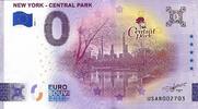 0 Euro 0 Euro biljet USA 2024 - Central Park -