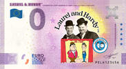 0 Euro 0 Euro biljet Nederland 2024 Laurel & Hardy - Theatre KLEUR -