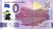 0 Euro 0 Euro biljet Italië 2024 - Milano Stadio San Siro mascotte Inter Milaan KLEUR -