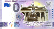 0 Euro 0 Euro biljet Ierland 2022 - Michael Collins KLEUR -