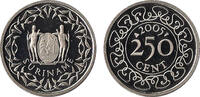 250 Cent 250 Cent wapen vernikkeld staal Suriname jaar 2007 -