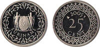 25 Cent 25 Cent wapen vernikkeld staal Suriname jaar 2008 -