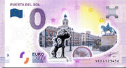 0 Euro 0 Euro biljet Spanje 2020 - Puerta del Sol KLEUR -