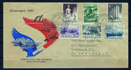 Eerste Dag Envelop 1950 Nr. E.1 Luxe met adres en open klep -