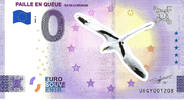 0 Euro 0 Euro biljet Frankrijk 2022 - Paille en Queue KLEUR -