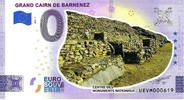 0 Euro 0 Euro biljet Frankrijk 2023 - Grand Cairn de Barnenez KLEUR -