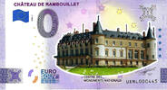 0 Euro 0 Euro biljet Frankrijk 2023 - Château de Rambouillet KLEUR -