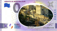 0 Euro 0 Euro biljet Frankrijk 2023 - Abbaye de Montmajour KLEUR -