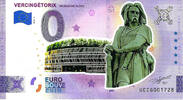 0 Euro 0 Euro biljet Frankrijk 2023 - Vercingétorix KLEUR -