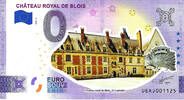 0 Euro 0 Euro biljet Frankrijk 2023 - Château Royal de Blois KLEUR -