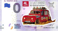 0 Euro 0 Euro biljet Frankrijk 2019 - 4L Trophy 2019 KLEUR -