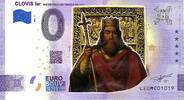 0 Euro 0 Euro biljet Frankrijk 2021 - Clovis Ier KLEUR -