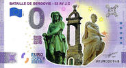 0 Euro 0 Euro biljet Frankrijk 2021 - Bataille de Gergovie KLEUR -