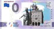 0 Euro 0 Euro biljet San Marino 2024 - San Marino KLEUR -