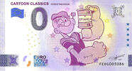 0 Euro 0 Euro biljet Malta 2024 - Cartoon Classics Popeye the Sailor -