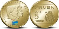 5 Florin 5 Florin 2014 1 Jaar Koningschap Aruba -