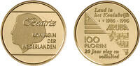 100 Florin 100 Florin 1996 Vlag en volkslied Aruba -