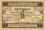 1 gulden 1 gulden 1916 Zilverbon 02-1b kwaliteit f+ -