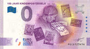 0 Euro 0 Euro biljet Nederland 2024 - 100 jaar Kinderpostzegels #000000 -