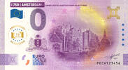 0 Euro 0 Euro biljet Nederland 2025 - Amsterdam X Singel met de Amsterdamse munttoren ANNIVERSARY -