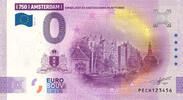 0 Euro 0 Euro biljet Nederland 2025 - Amsterdam X Singel met de Amsterdamse munttoren -