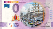 0 Euro 0 Euro biljet Nederland 2025 - Amsterdam XIII Sail Amsterdam KLEUR -