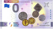0 Euro 0 Euro biljet Nederland 2025 - Amsterdam V Het geld van Amsterdam KLEUR - FOUTDRUK -