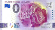 0 Euro 0 Euro biljet Italië 2025 - Balcone Di Romeo E Giulietta -