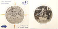 penning Nederland 2019 Holland Coin Fair Jaar van de Gouden Eeuw penning in munthouder KNM -