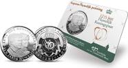 Penningen in coincard Penning 12 1/2 Jaar Koperen Huwelijk 2014 Coincard Penning -